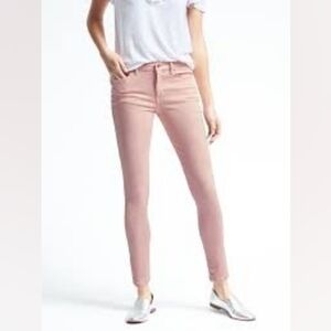 Banana Republic Rose Pink Skinny Jeans